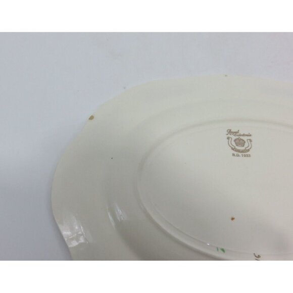 Royal Caledonia Oval Platter Colourful Imari Style 1930s Vintage 11" England - Picture 10 of 10